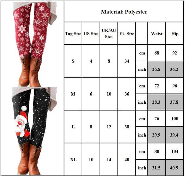 {hw} Juletegneserie Tight Baselayer Elastisk Utendørs Vinter A A XL