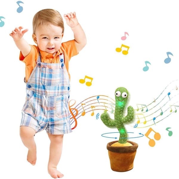 Plush singing and dancing cactus