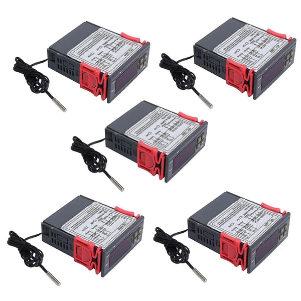 Digital temperaturregulator termostat 5x 220v Stc-1000 med Ntc