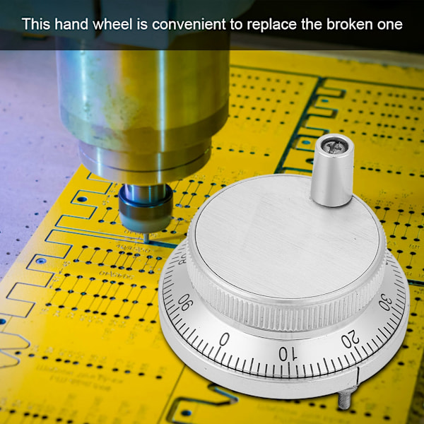 5V 60mm diameter 4 terminal manuell pulsgenerator CNC elektronisk håndhjul med håndtak