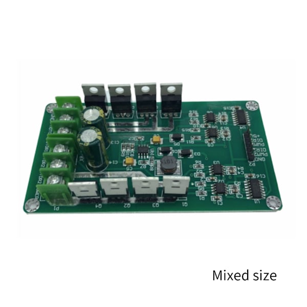 Dubbelmotor drivmodul H-brygga DCMOSFET IRF3205 3-36V10A topp 30A DC motordrivkort med bromsfunktion