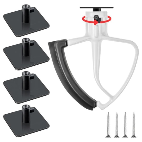 Vägg- och hyllfäste för KitchenAid-tillbehör 4-pack{BT}