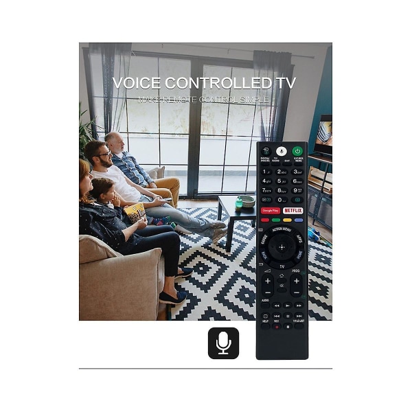 Rmf-tx300e Rmf-tx310e-serien stemme-TV-fjernkontroll erstatning for 4k Ultra Hd Smart Led TV Rmf-tx310u