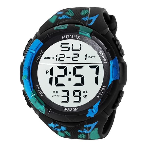 Herr Analog Digital Militär Sport LED Klocka K