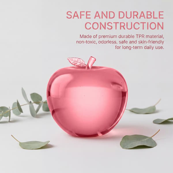 Grøn Æble Squishy Klar Squishy Stressaflaster Angstlindring til Børn og Voksne pink