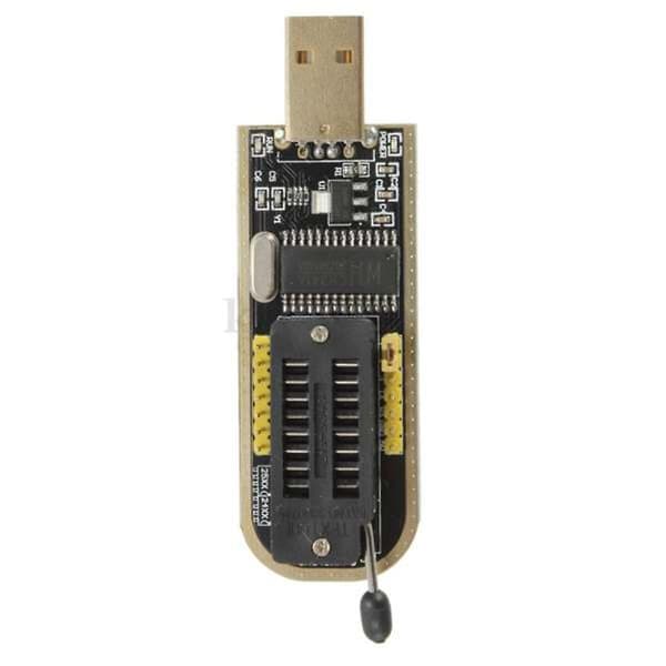 CH341A 24 25 Serie EEPROM Flash BIOS USB Programmeringsmodul + SOIC8 SOP8 Testklipp for EEPROM 93CXX[qb]