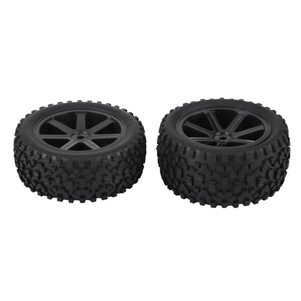 4 kpl 1/10 RC-auton kumirenkaat ZD Racing Buggy Crawler -autoon, musta