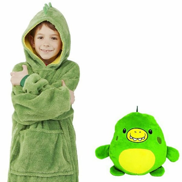 Wearable felt hoodie, oversized super soft and warm for kids