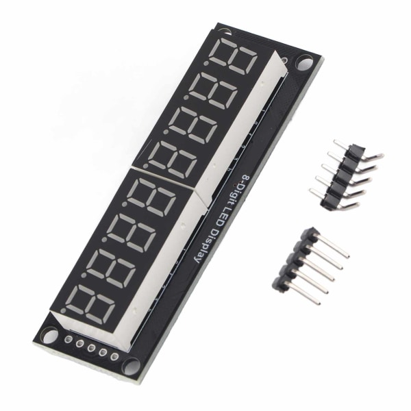 Digitalrör Displaymodul LED 8 Siffror 7 Segment 0,36 Tum TM1637 Drivchip Gul
