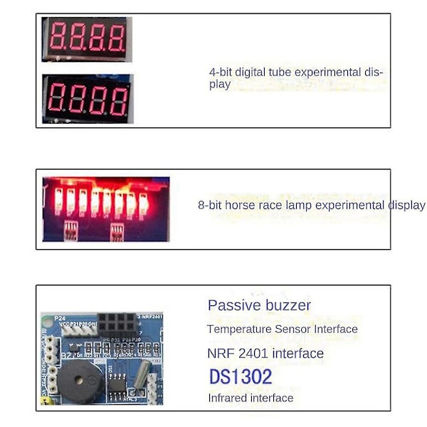 Hc6800- 51 Mikrocontroller System Læringskort Stc89c52 Udviklingskort