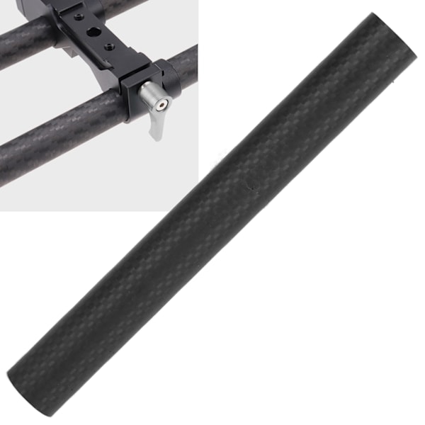 Kolfiberrör för 19mm stångskena-system Follow Focus kameraburssats