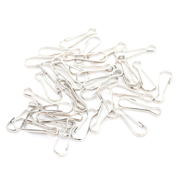 20 stk. Metal Lanyard Snap Spring Clips Hooks Bargain DIY Længde