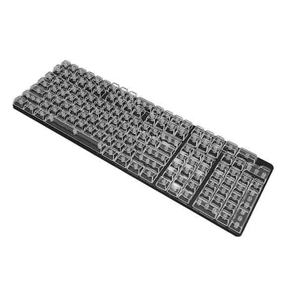 Keycap-sæt 132 taster Høj transparent PC CBSA højde Mat ergonomisk DIY mekanisk tastatur udskiftningstast hvid