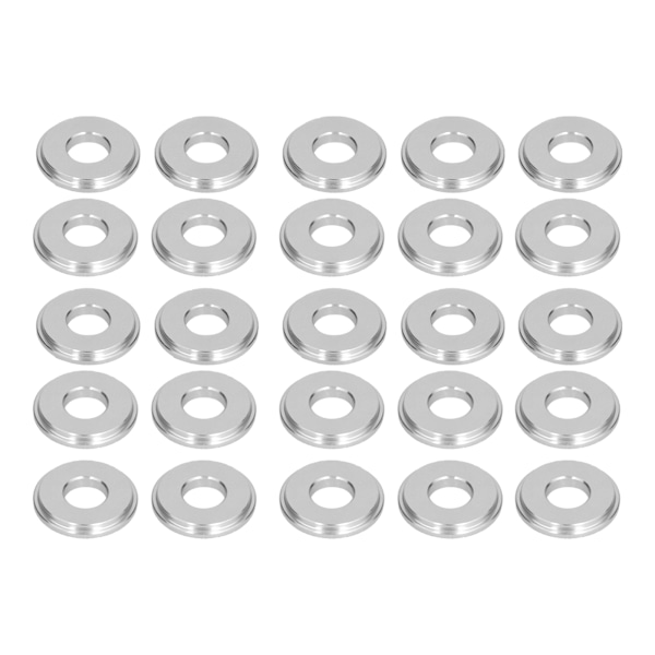 20 kpl alumiiniseosesta valmistettuja aluslevyjä, jotka pienentävät reikien kokoa, robotin osia, ulkohalkaisija 14 mm 4904-1025-0014