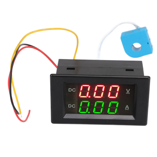 2 i 1 Volt Amperemeter 600V 20A Dobbelt Digital LED Amperemeter Voltmeter til Bil Motorcykel