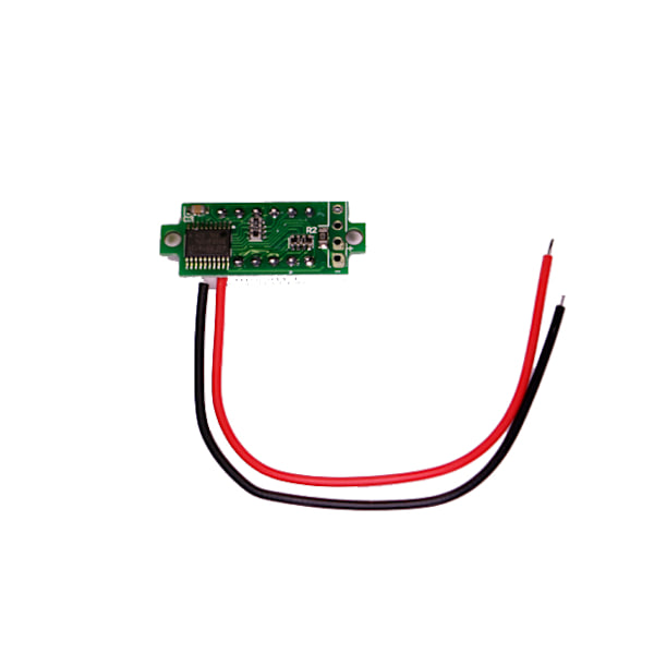 Voltmeter 3-30v DC Digital til bil båd campingvogn autocamper motorcykel Ed RED