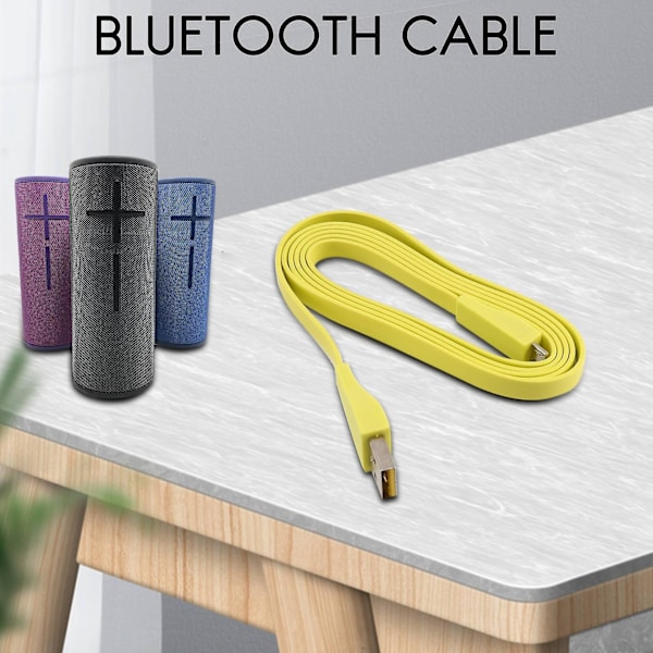 USB Snabbladdningskabel Laddare Adapter för Logitech UE BOOM 2 /UE MEGABOOM /UE Wonderboom /UE ROLL 2 Bluetooth-högtalare
