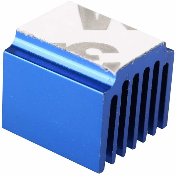 10 stk. 3D-printerdele Varmeafleder Driver Aluminium Varmeafleder til Raspberry Pi LV8729 A4988 DRV8825 TMC2208 TMC2100 TMC2130 Blå longziming