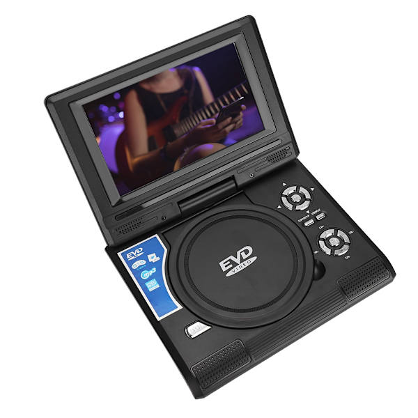 Tommer bærbar DVD DVd rW CD Cd r/RW EVD VCD-afspiller med fjernbetjening