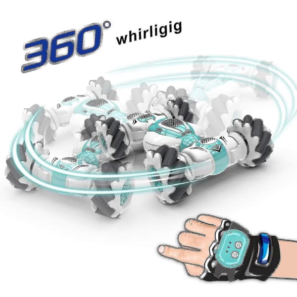 Fjernstyret stuntbil, 2,4 GHz 4wd fjernstyret bil, se gestussensorbil Aespa