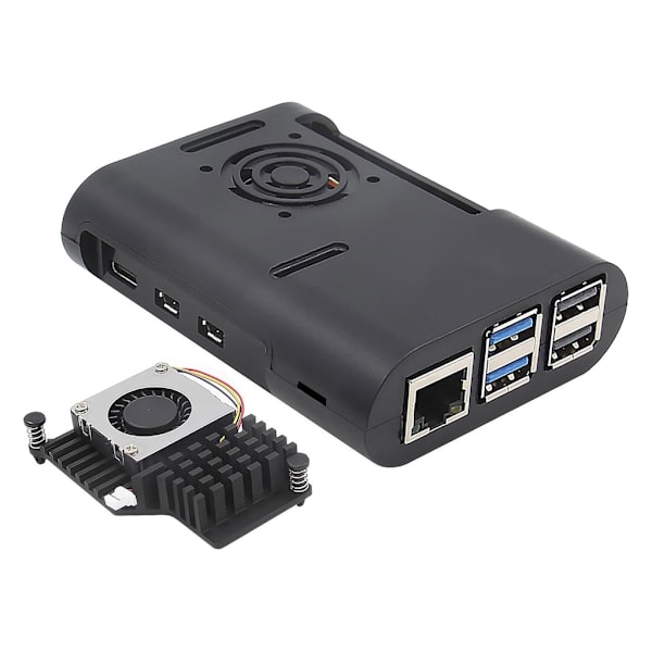 Aktivt kabinet til RaspberryPi5 RPI5 8GB/4GB/2GB/1GB beskyttelse