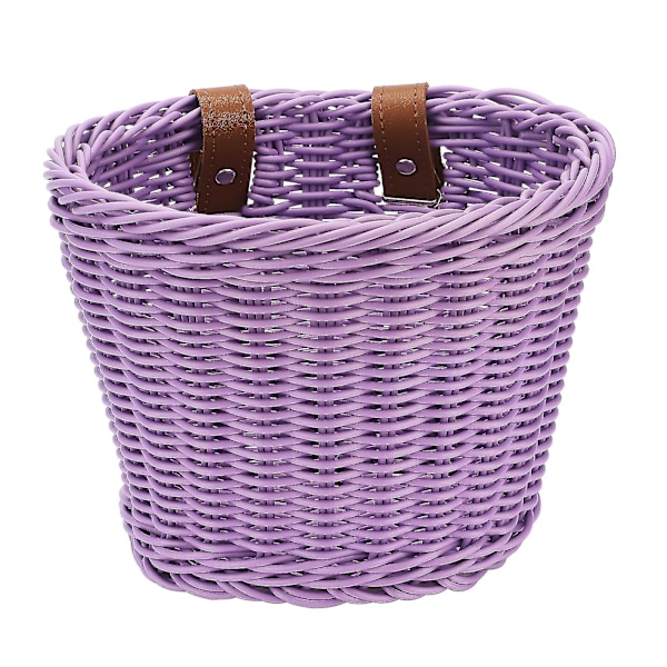 21*17*16cm Children's Wicker Bicycle Basket For Kids Boys Girls Bicycle Bicycle