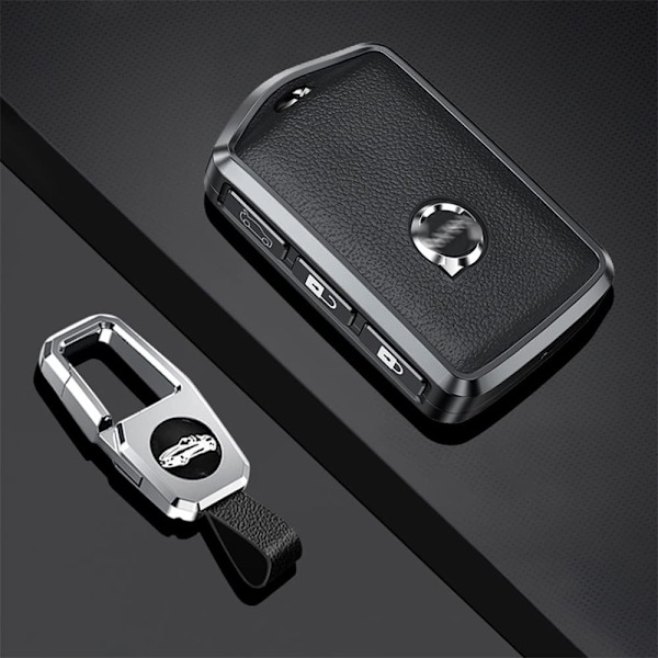 Passer til Volvo Smart Car Key Case (sort), Etui med nøgle F