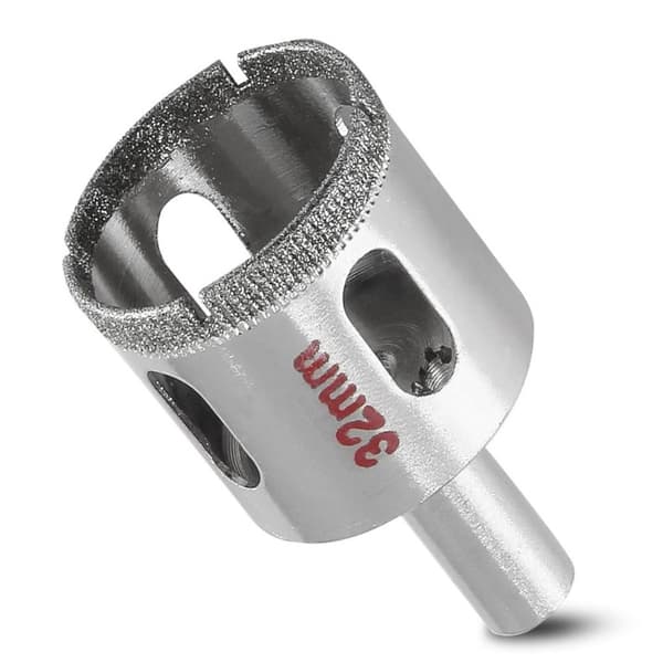 1/4 tomme diamant hulsav 32 mm diamantbelagt bor