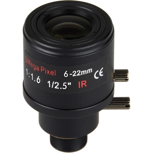 5PCS 5MP Actionkamera Vari-fokalobjektiv 6-22mm M12-fäste 1/2,5 tum IR-filter Långdistansvy