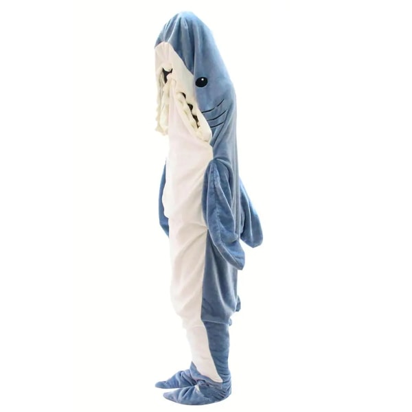 Cartoon shark sleeping bag nap shark blanket mermaid shawl blanket child adult