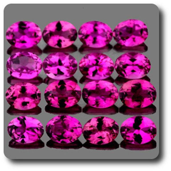0,15 cts PINK TOURMALIN. 4x3 MM. IF - VVS1 (sælges individuelt) Brasilien