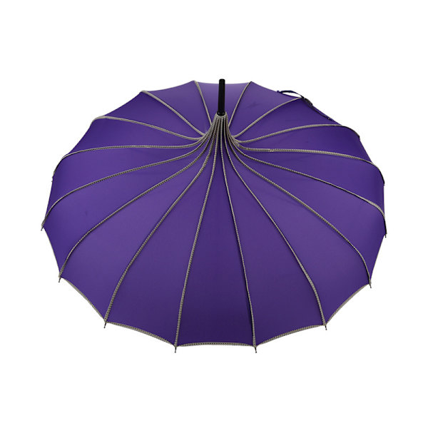 Vintage Pagode Paraply Bryllup Fest Sol Regn UV Beskyttelse Paraply Ed