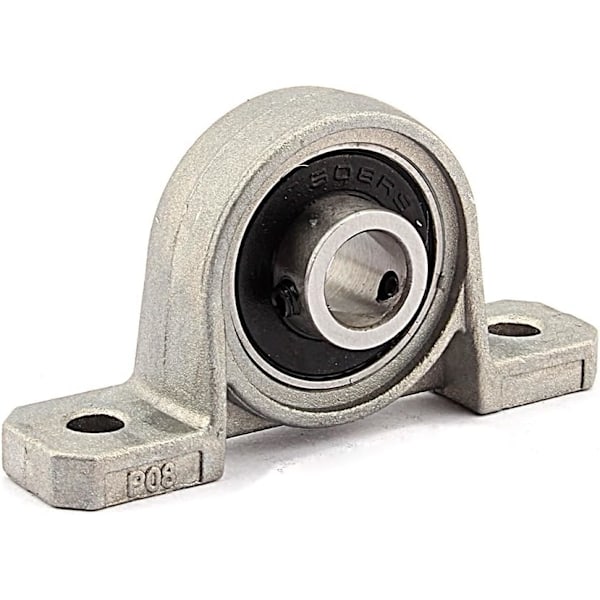 2 lagerfästen 8 mm hål zinklegering insatser kullagerhus gjutgods lagerhuslager