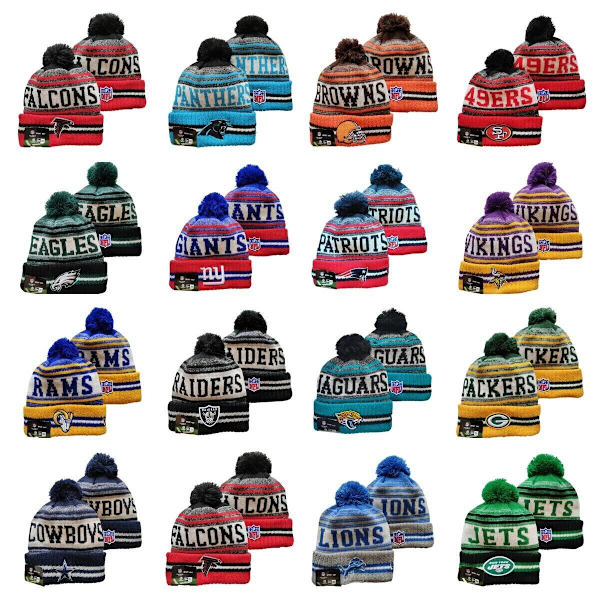 NFL Unisex mössa i akryl för vuxna, med fleecefoder, one size Green Bay Packers