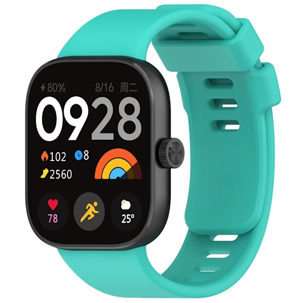 Silikone Rem til Redmi Watch 4 Tilbehør Udskiftning Smart Watch Rem Armbånd Blød Sports Rem Correa Mi Watch 4 Rem LmGreen LmGreen For Redmi Watch 4