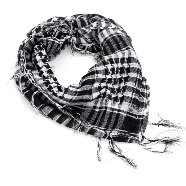 Palestine sjal vit scarf Palestine svart