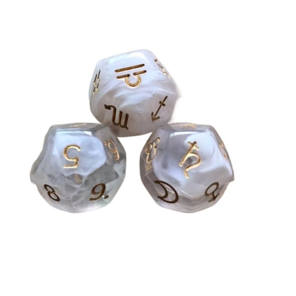 Constellation Divination -ennustusnopat, 12-sivuiset, Astrologia A A