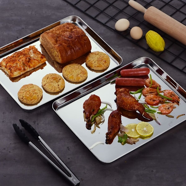 Bakplåtsset med 2 st, HKJ Chef kakplåtar 2 st &