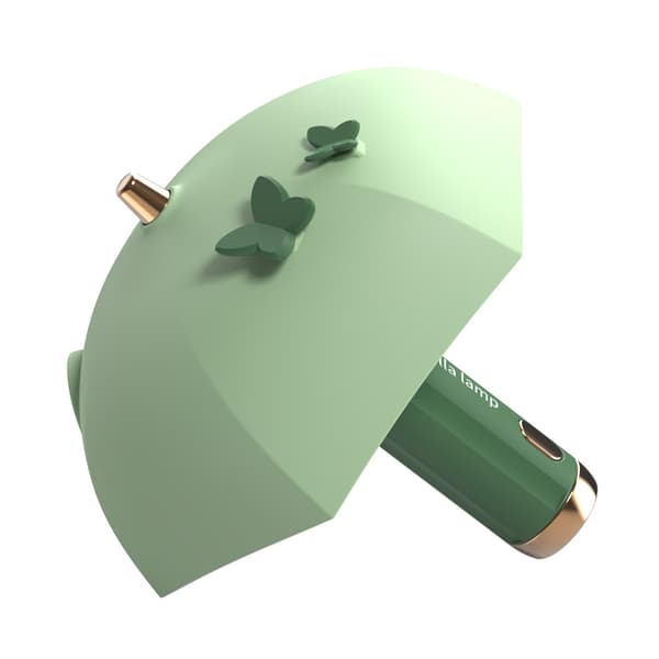 Paraply LED Leselys med Magnetisk Absorpsjon, Diamantparaply (Grå) Diamond Umbrella (Grey)