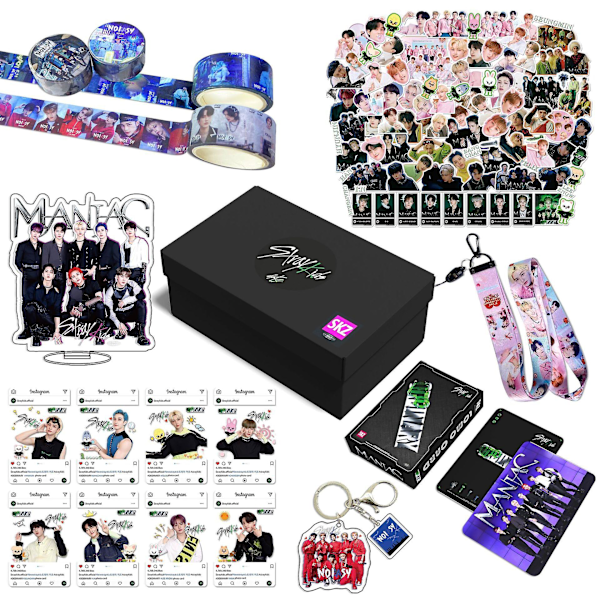 Stray Kids Uusi Albumi Maxident Lahjapakkaus Kpop-tuotteet Valokuvatunnisteet Lanyard Avainperä Lahjat Skz-faneille