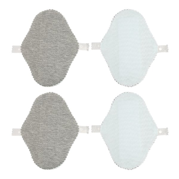 Pcs Återanvändbara Mens Pads Tvättade Kvinnliga Pads Icke Läcker Regelbunden Absorberande Andningsbar För Kvinnor M 22x16cm / 8.66x6.3inch