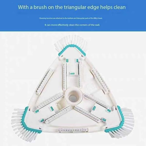 Manuel roterende poolrenser, trekantet form