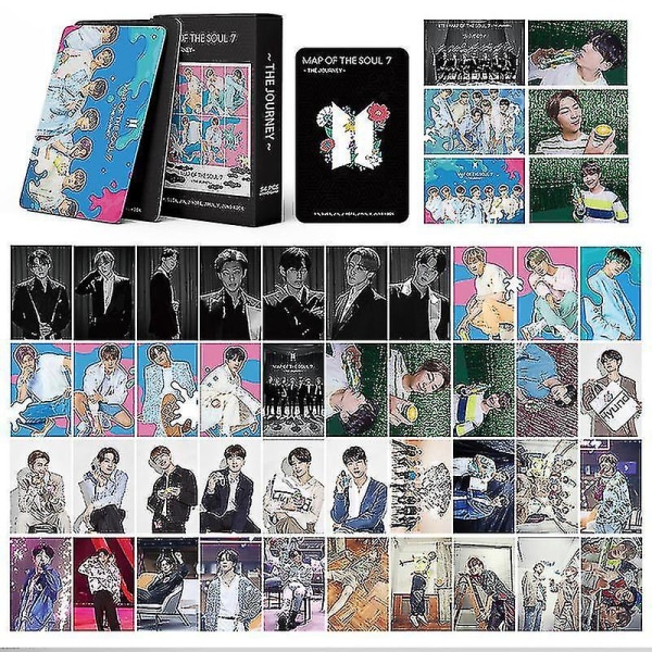 54pcs/carton Kpop Bts Set Album Mini Photo Card Postcard Bangtan Boys Collective Photocard