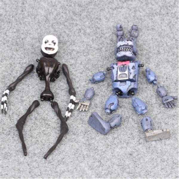 6 stk./sæt Fnaf Five Nights At Freddy's Spil Actionfigurer Legetøj Skrivebordsdekoration Samleobjekter Dukker Børnegave