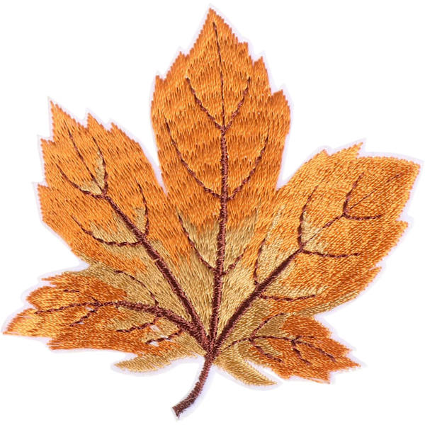 12 Ahornblad Patches Stryge På Patches Broderet Syning