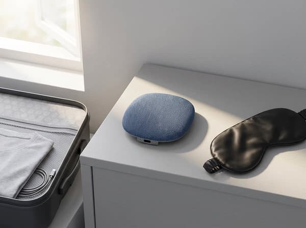 Bærbar søvnhøyttaler Bluetooth – Trådløs hvit støy-maskin reise-søvnhjelpemiddel