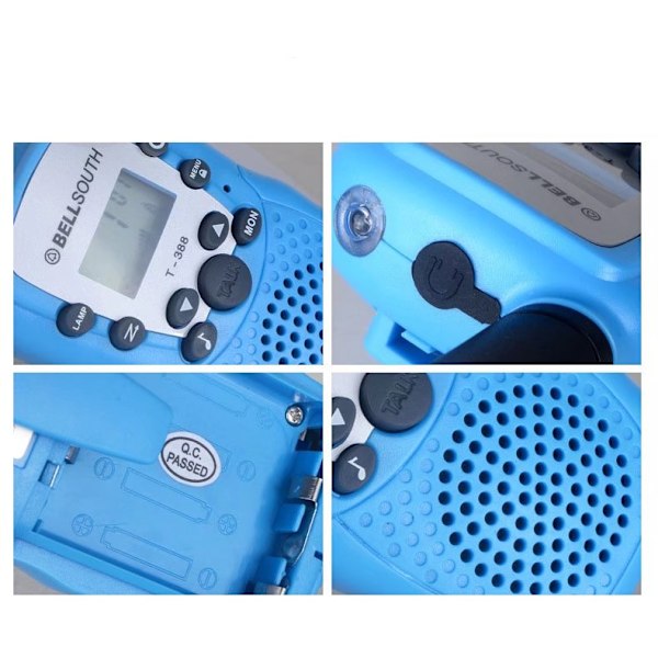 Walkie Talkie för barn Liten Walkie Talkie Mini Walkie Talkie för barn Bärbar Walkie Talkie för barn, Gul A