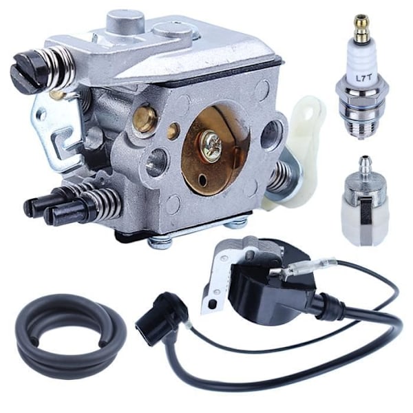 Karburator med tændspole-kit Passer til Husqvarna 50 51 55 Rancher Motorsav Rancher WT-170-1 WT-170 503281504 Carb