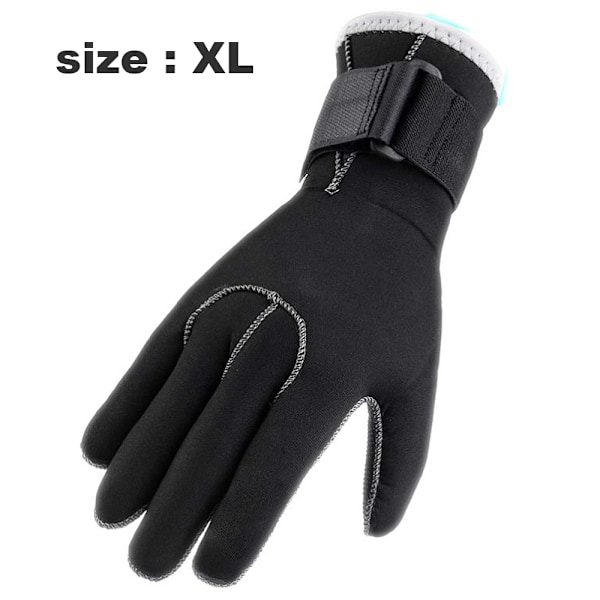 Neoprenhandskar, våtdräktshandskar dykhandskar varma X-Large X-Large