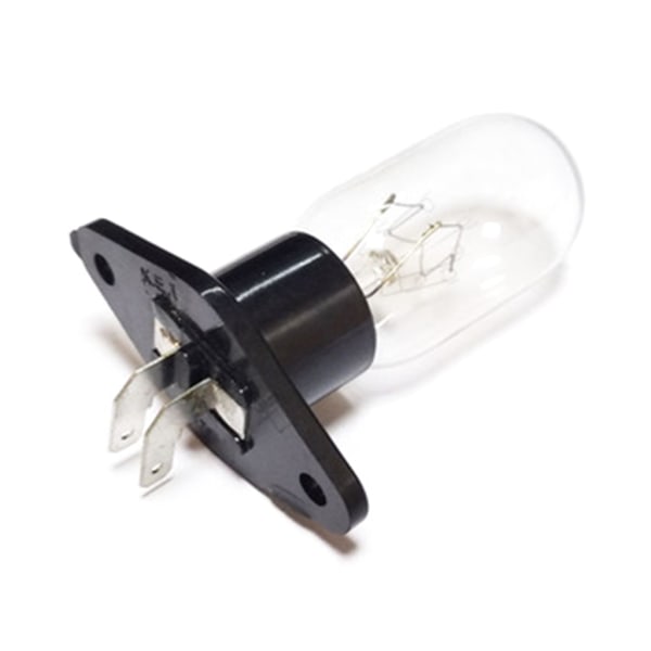 2A 240V 25W Mikrovågsugnslampa Kylskåpsbelysning Glödlampa Bas med Hållare